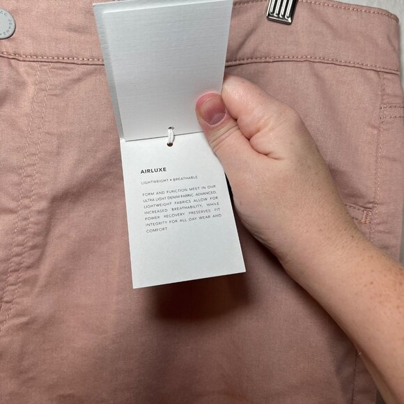 AG Adriano Goldschmied Tellis Modern Slim Airluxe Pink Twill Pants 38x34 - Picture 8 of 9